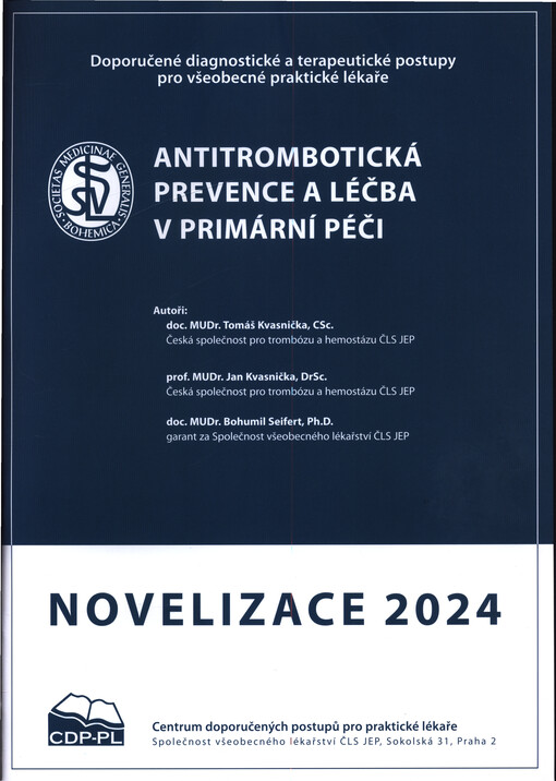 Antitrombotická prevence a léčba v primární péči