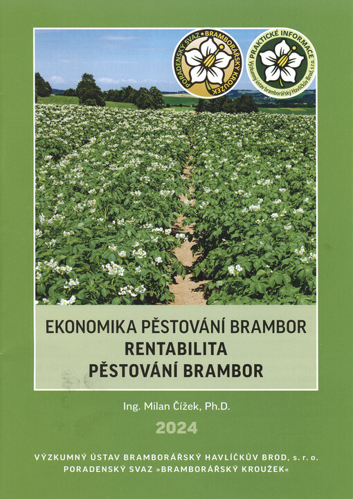 Ekonomika pěstování brambor : rentabilita pěstování brambor
