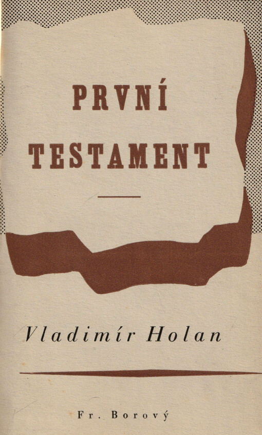 První testament : báseň