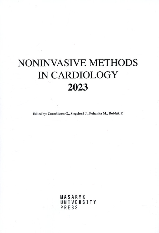 Noninvasive Methods in Cardiology ... : symposium : proceedings