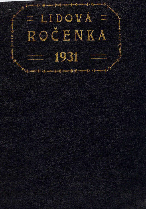 Lidová ročenka :   Kapesní kalendář 