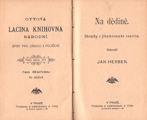 Na dědině : obrázky z jihomoravské vesnice