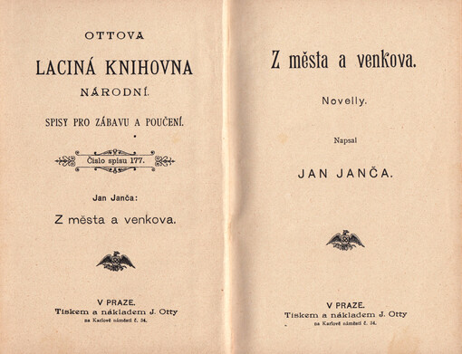 Z města a venkova : novelly