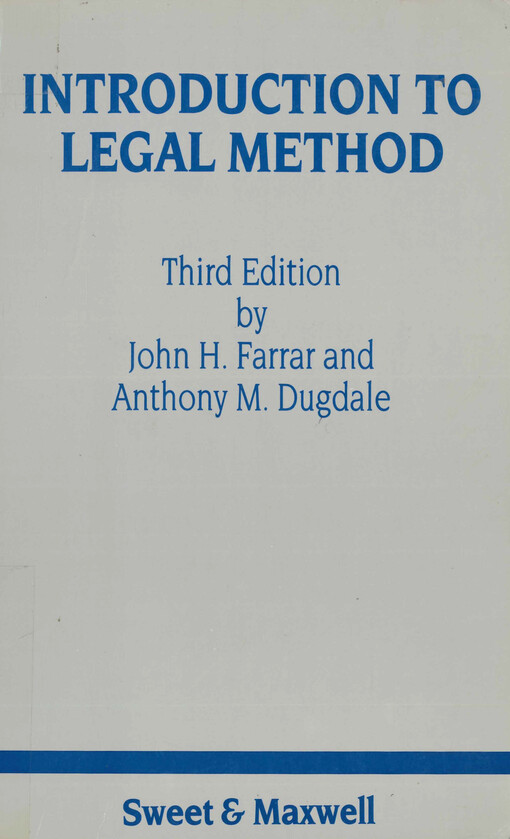 Introduction to legal method