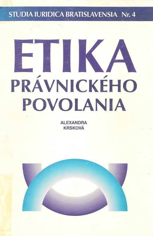 Etika právnického povolania