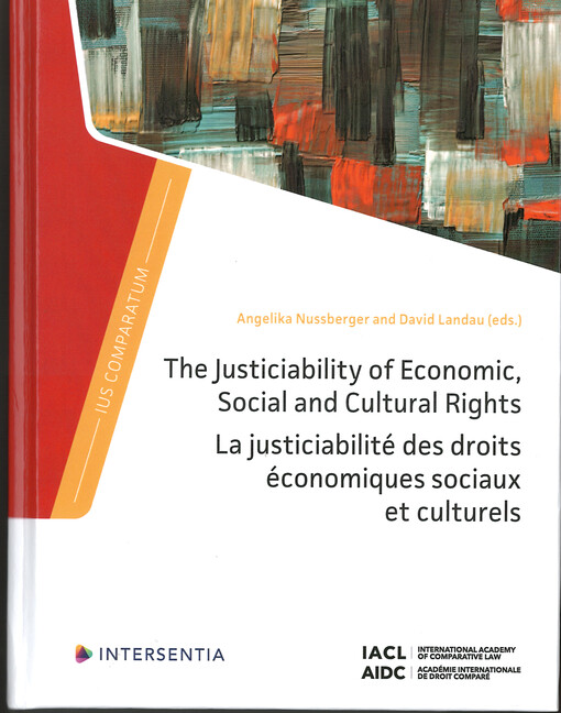 The justiciability of economic, social and cultural rights
