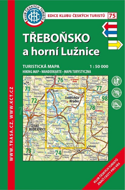 Třeboňsko a Horní Lužnice soubor turistických map 1:50 000
