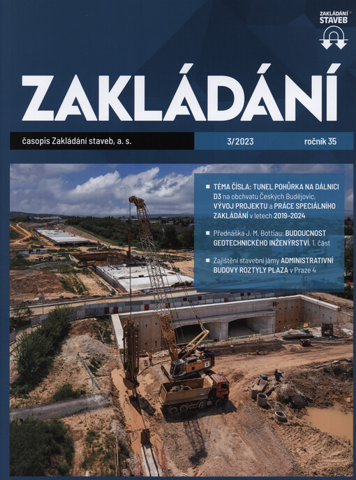 Zakládání : časopis Zakládání staveb