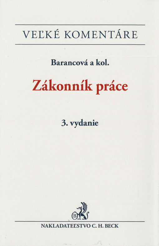 Zákonník práce : komentár