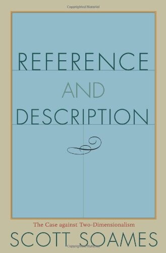 Reference and Description: The Case against Two-Dimensionalism