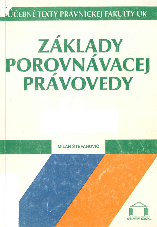 Základy porovnávacej právovedy