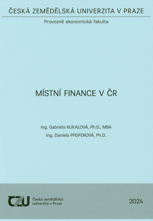 Místní finance v ČR