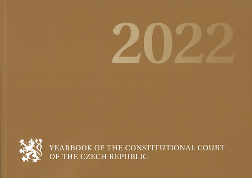 Yearbook of the Constitutional Court of the Czech republic : 2022