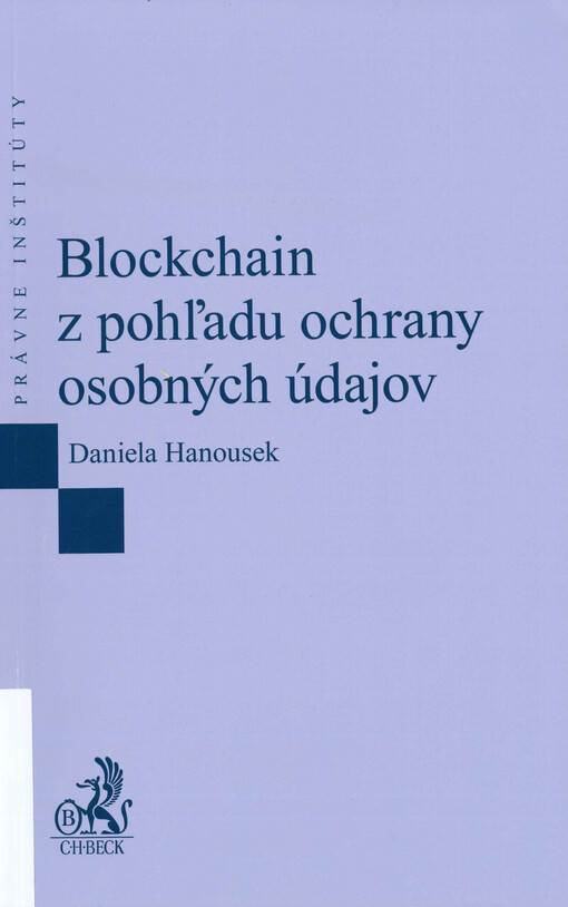 Blockchain z pohľadu ochrany osobných údajov