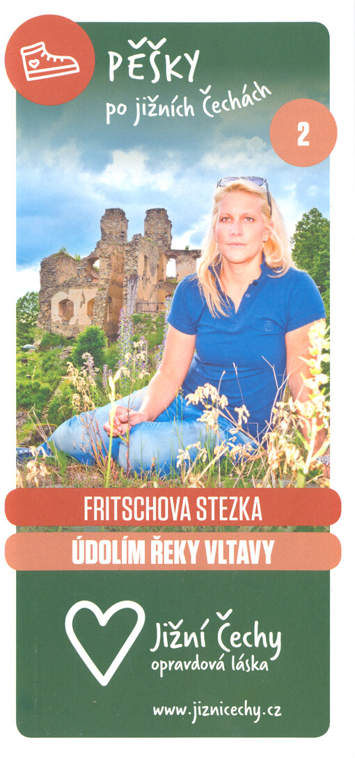 Pěšky po jižních Čechách. 2, Fritschova stezka údolím řeky Vltavy