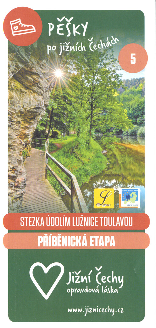 Pěšky po jižních Čechách. 5, Stezka údolím Lužnice Toulavou - Příběnická etapa