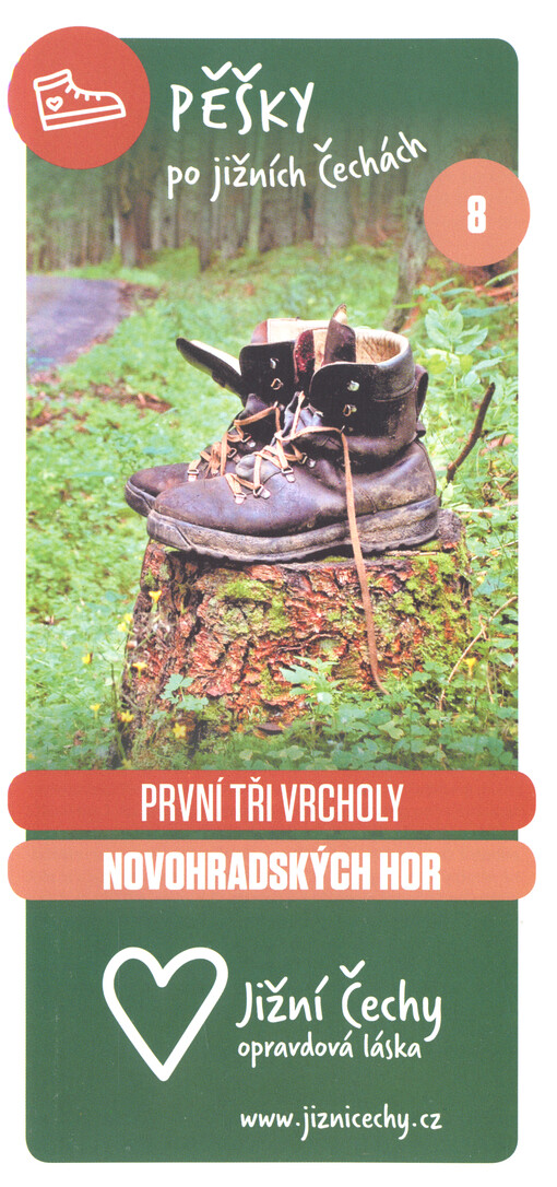 Pěšky po jižních Čechách. 8, První tři vrcholy Novohradských hor