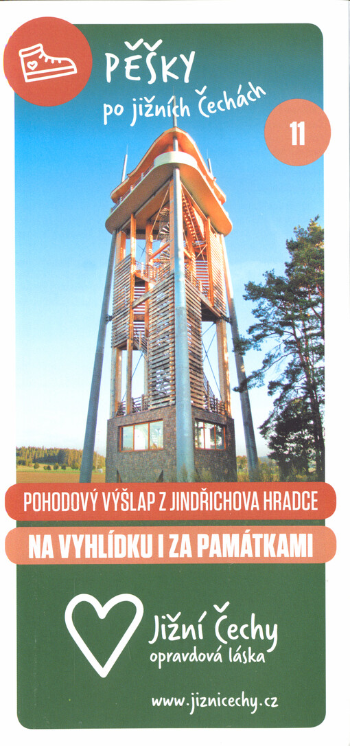 Pěšky po jižních Čechách. 11, Pohodový výšlap z Jindřichova Hradce na vyhlídku i za památkami