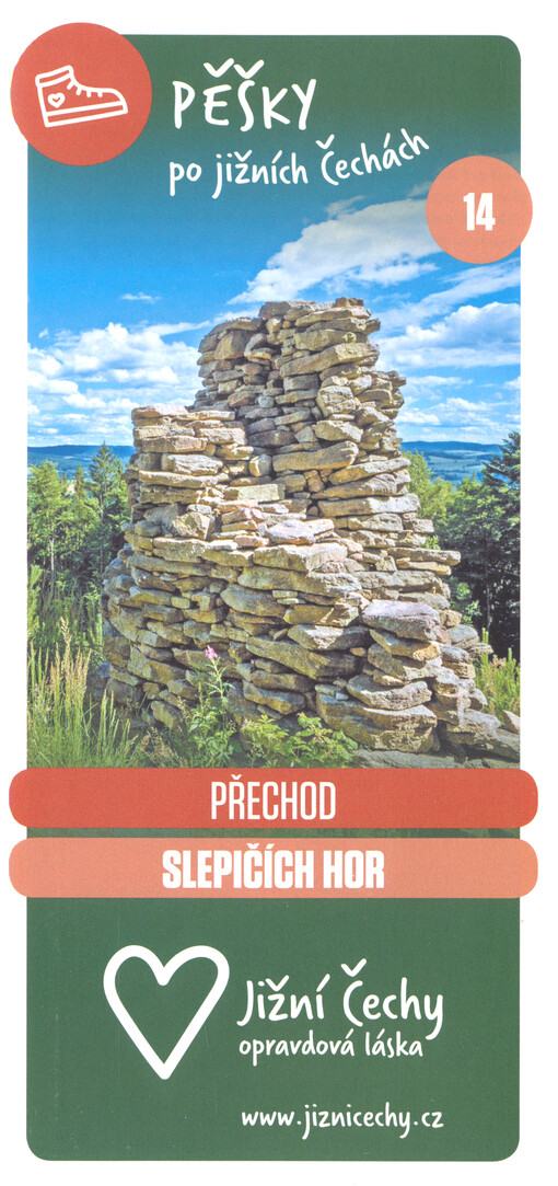 Pěšky po jižních Čechách. 14, Přechod Slepičích hor