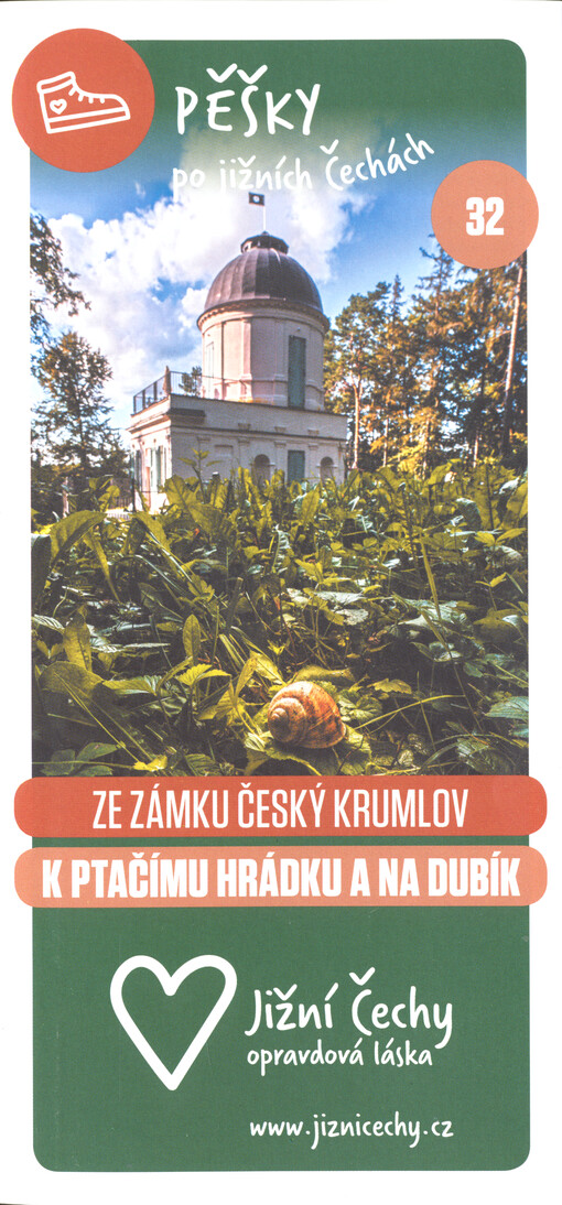 Pěšky po jižních Čechách. 32, Přes zámeckou zahradu k Ptačímu hrádku a na Dubík