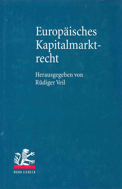 Europäisches Kapitalmarktrecht