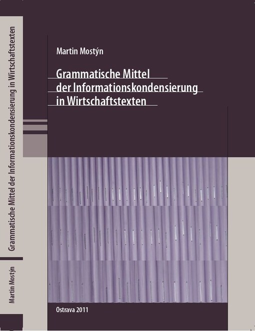 Grammatische Mittel der Informationskondensierung in Wirtschaftstexten