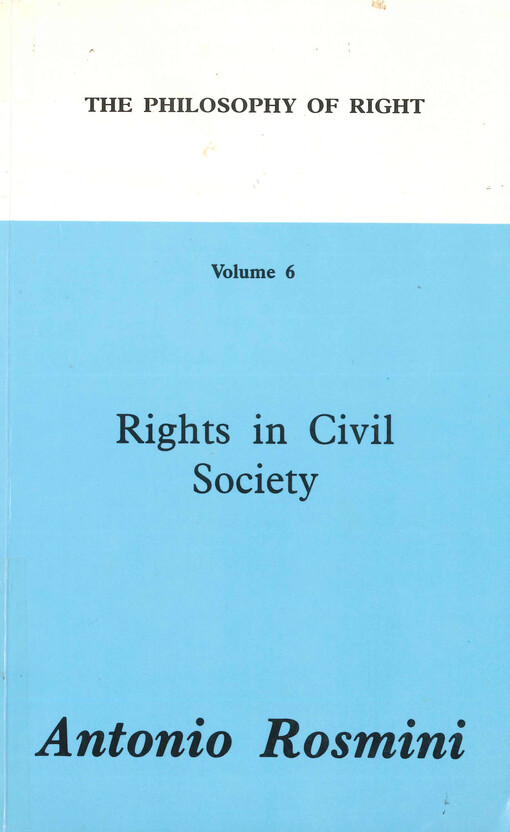 Rights in civil society