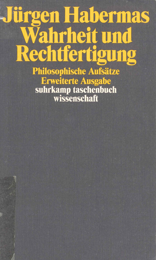 Wahrheit und Rechtfertigung : philosophische Aufsätze