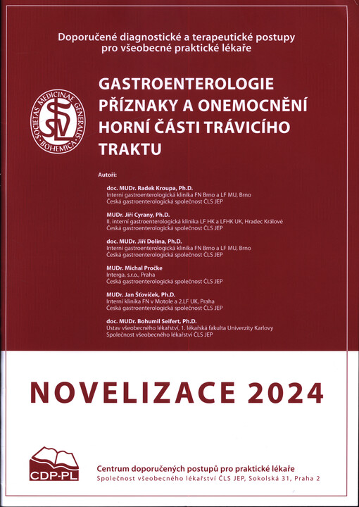 Gastroenterologie : příznaky a onemocnění horní části trávicího traktu
