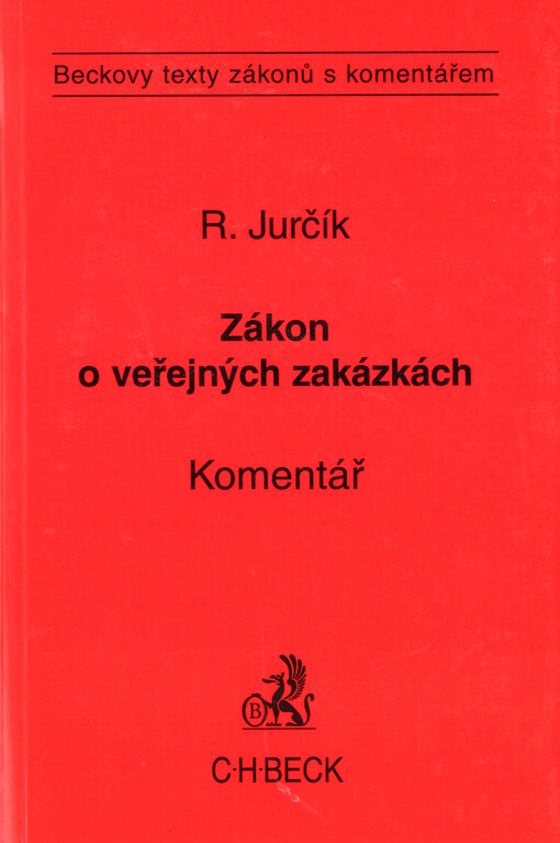 Zákon o veřejných zakázkách : komentář