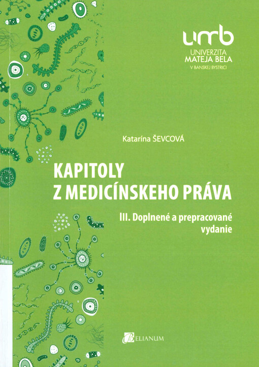 Kapitoly z medicínskeho práva