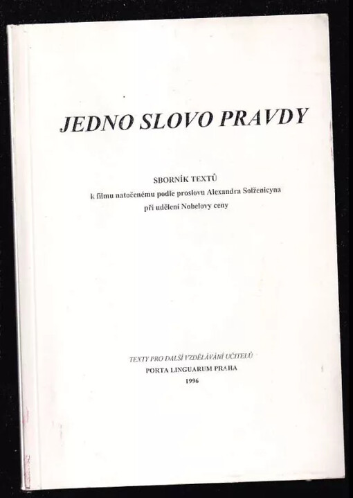 Jedno slovo pravdy