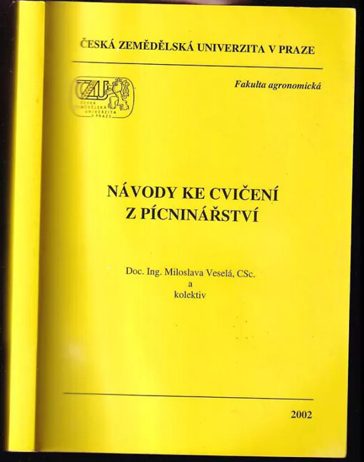 Návody ke cvičení z pícninářství