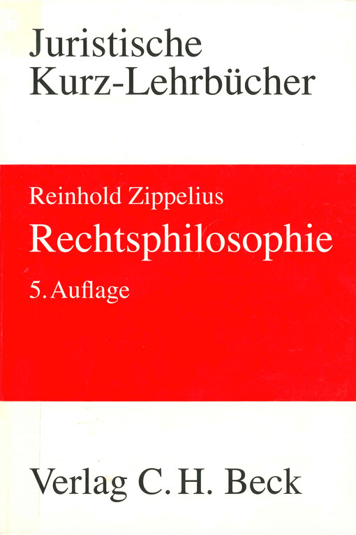Rechtsphilosophie :ein Studienbuch