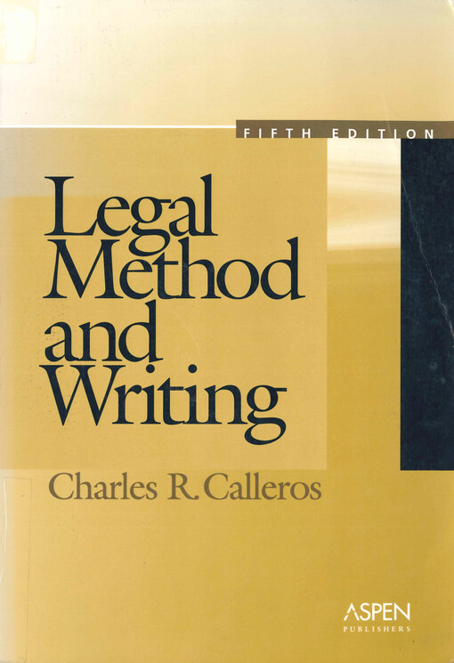 Legal method and writing