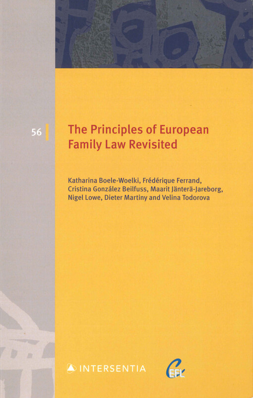 The principles of European family law revisited