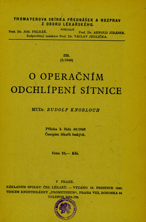 O operačním odchlípení sítnice