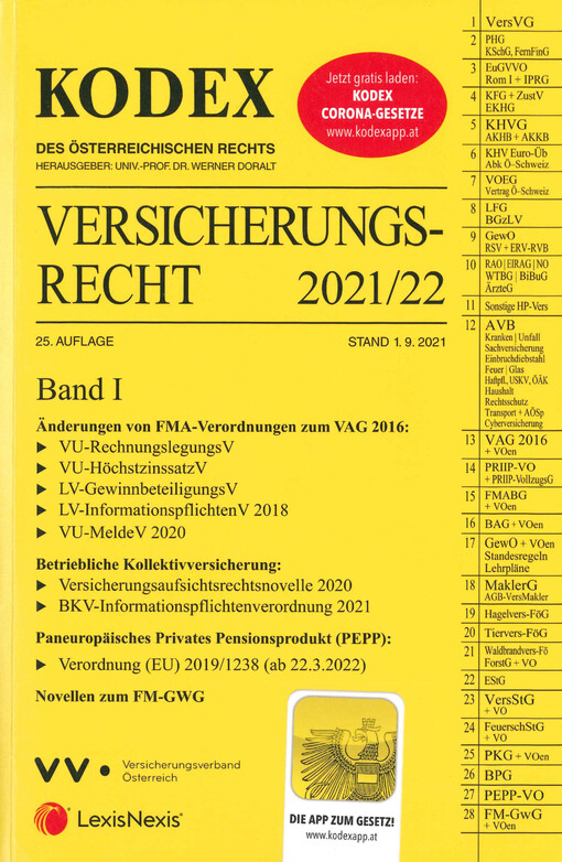 Versicherungsrecht. I