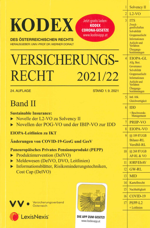 Versicherungsrecht. II