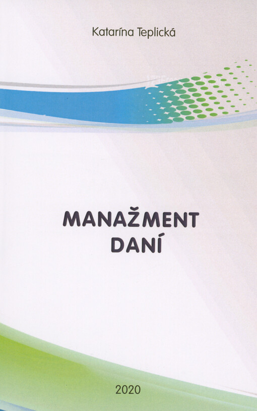 Manažment daní