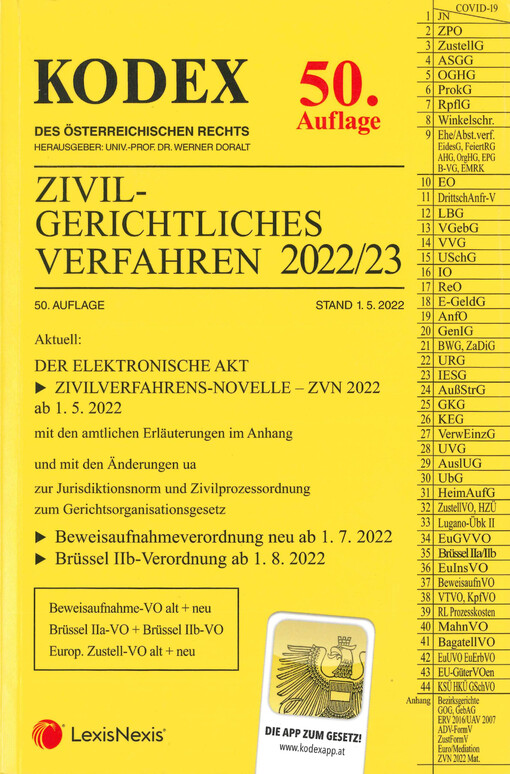 Zivil-gerichtliches Verfahren