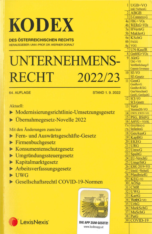 Unternehmensrecht