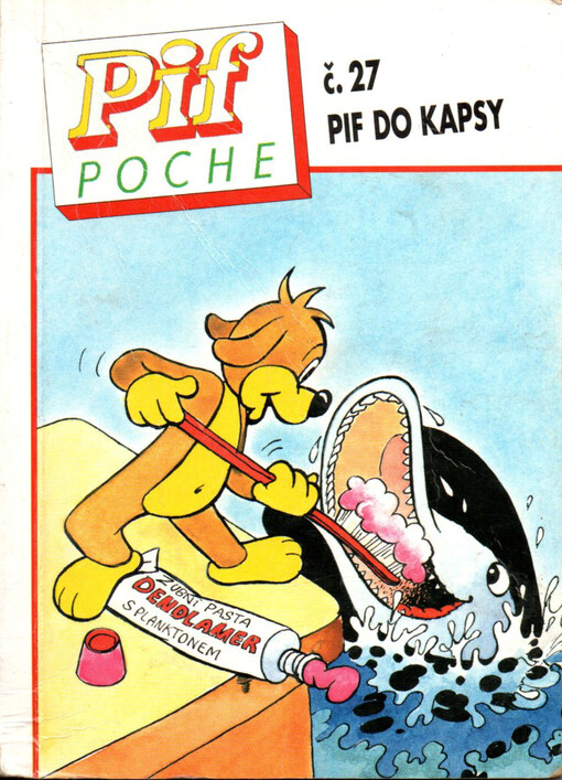 Pif Poche = Pif do kapsy. Č. 27, S delfíny