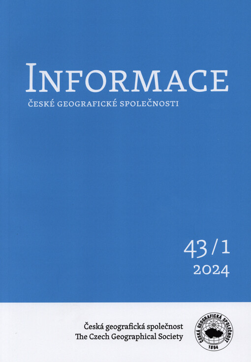 Informace České geografické společnosti = Information of the Czech geographical society