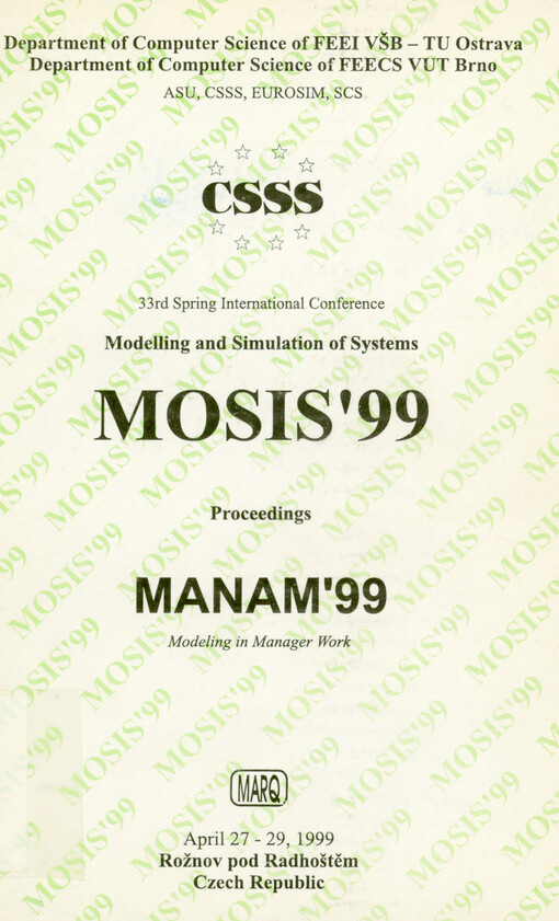 Modelling in Manager Work : proceedings of the workshop