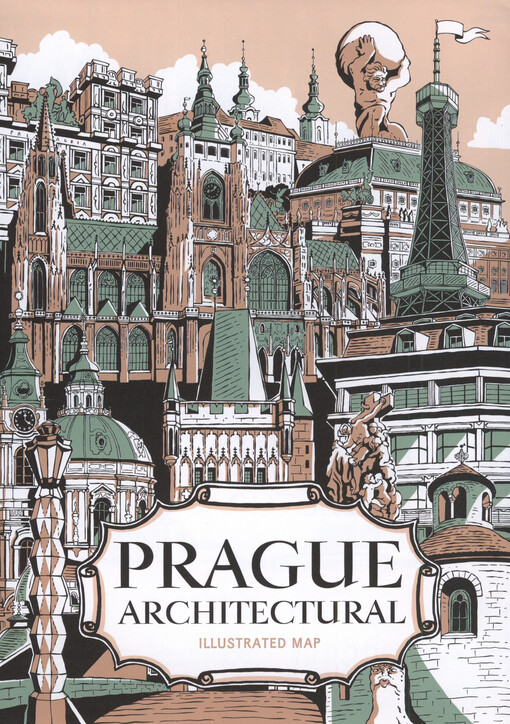Prague architectural : illustrated map