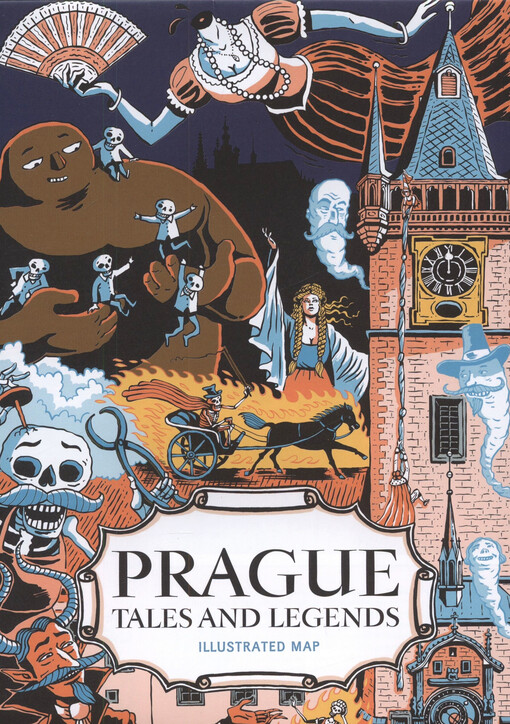 Prague tales and legends : illustrated map
