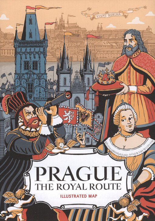 Prague the Royal route : illustrated map