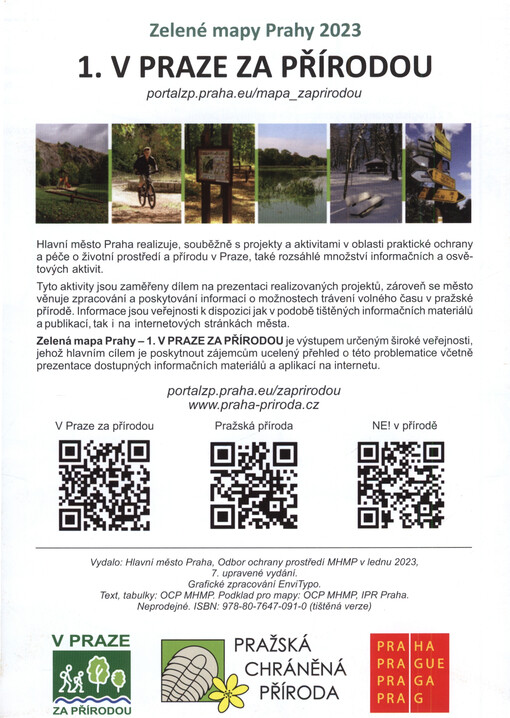 Zelené mapy Prahy 2023. 1, V Praze za přírodou