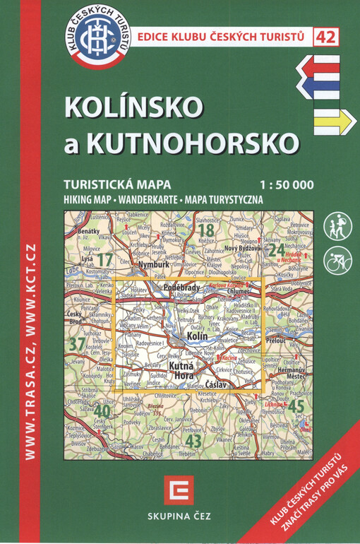 Kolínsko a Kutnohorsko : turistická mapa 1:50 000